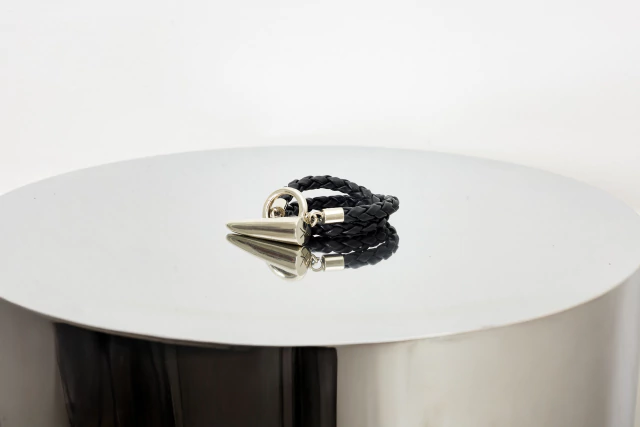Pulsera doble vuelta cuerno alpaca